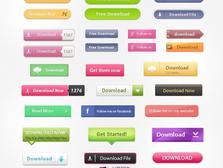 32 Stylish Web Buttons
